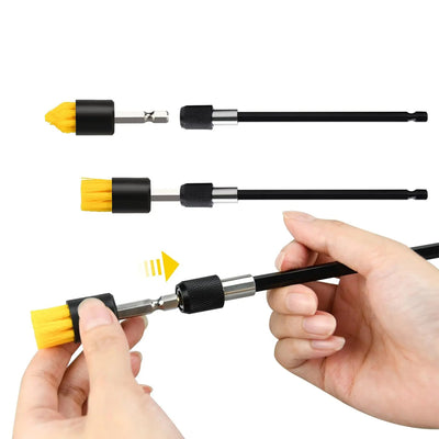 Borrborste Mini 4-Pack